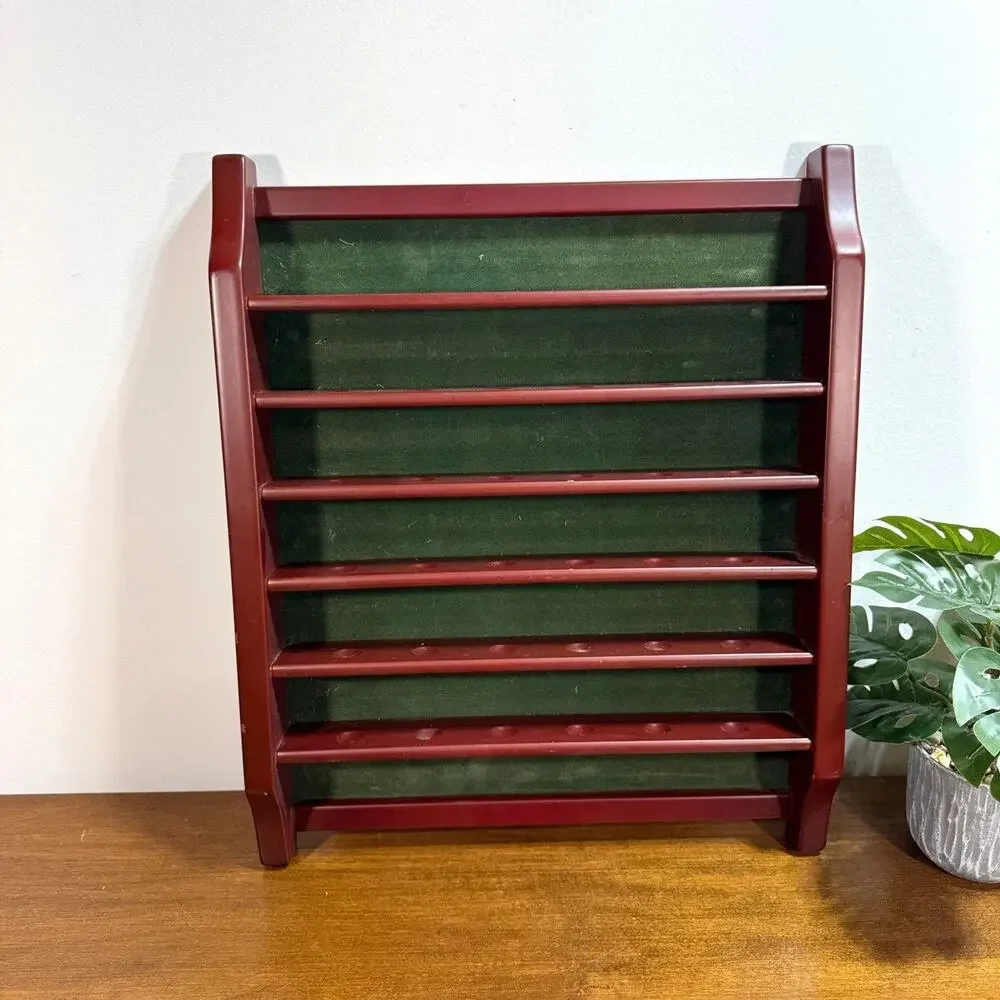 Wooden Golf Ball Display Rack Holds 36 Balls 16